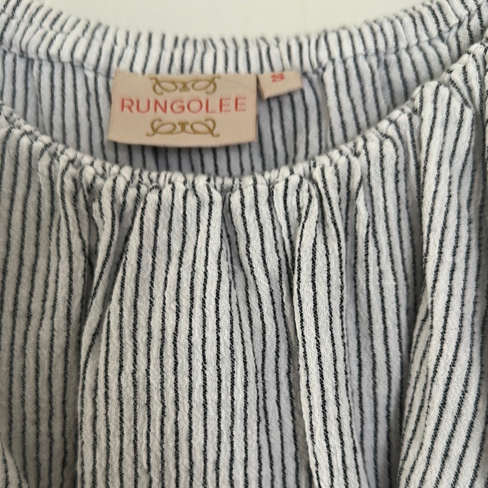 Striped Off-Shoulder Top - Rungolee - Picture 3 of 3